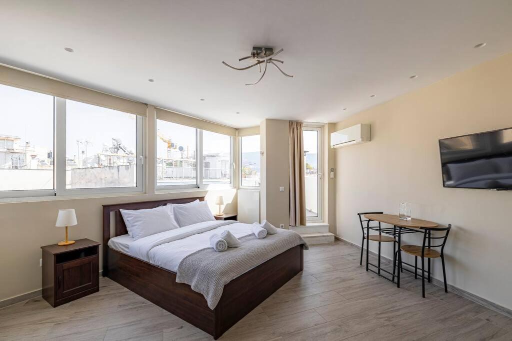 Penthouse In The Heart Of Athens Apartment ภายนอก รูปภาพ