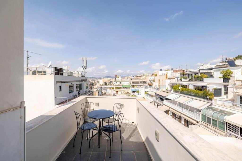 Penthouse In The Heart Of Athens Apartment ภายนอก รูปภาพ
