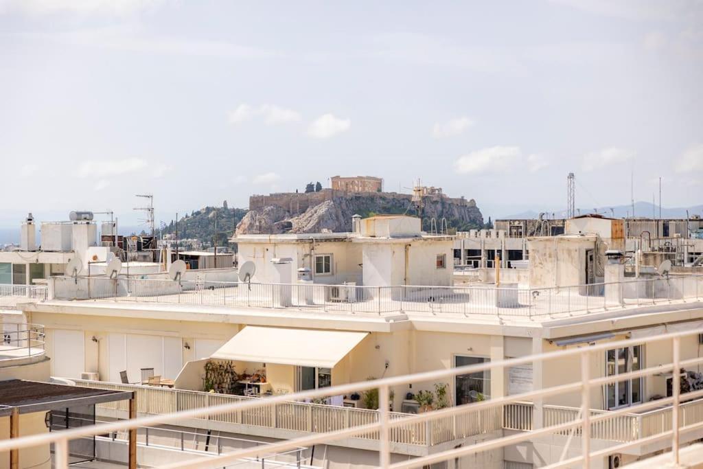 Penthouse In The Heart Of Athens Apartment ภายนอก รูปภาพ
